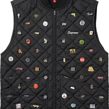 supreme pins quilted work vest 23ss ベスト - トップス