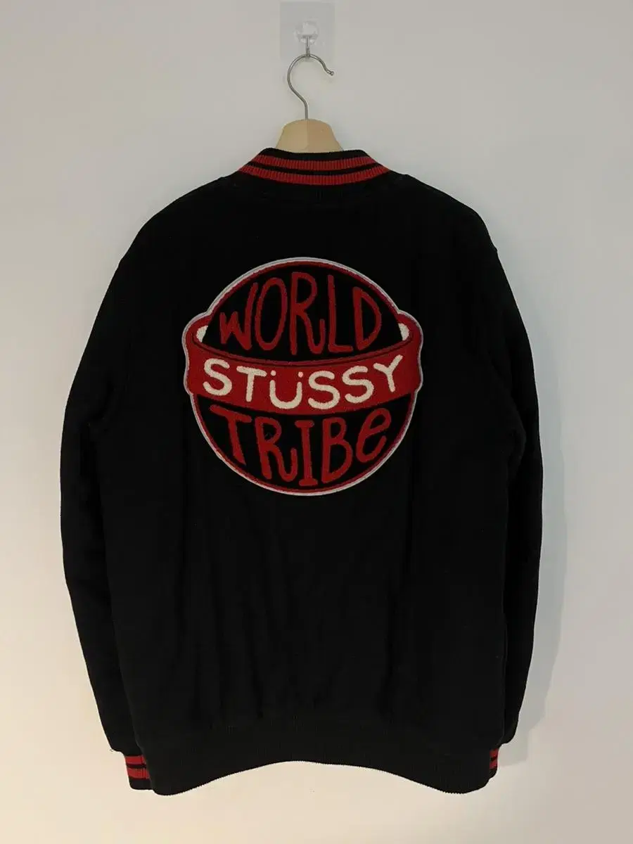 Stussy Tribe Varsity Jacket L