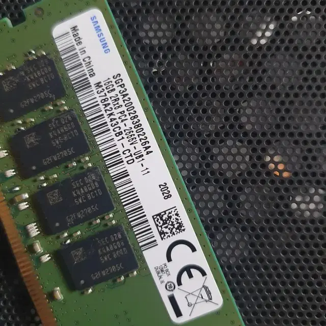 삼성램(ram) ddr4 16gb(기가)2666