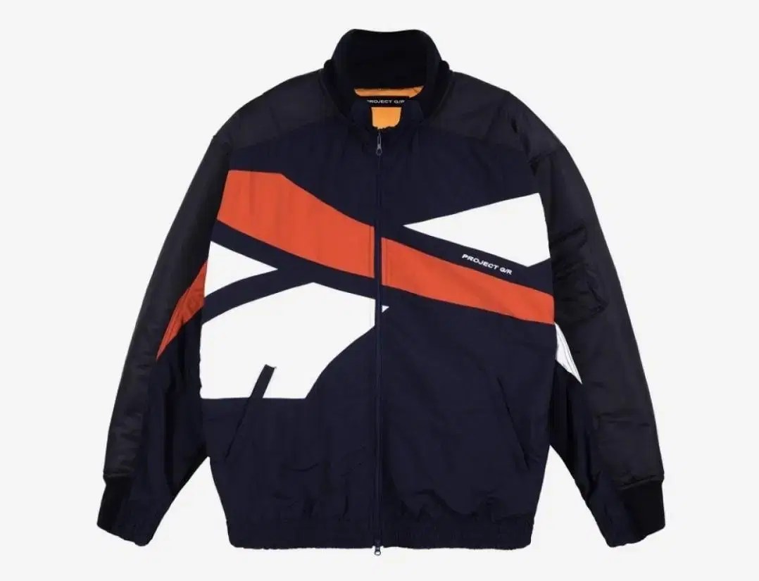 (OS) Grains Project Gr Reebok Hybrid Bomber Track Jacket