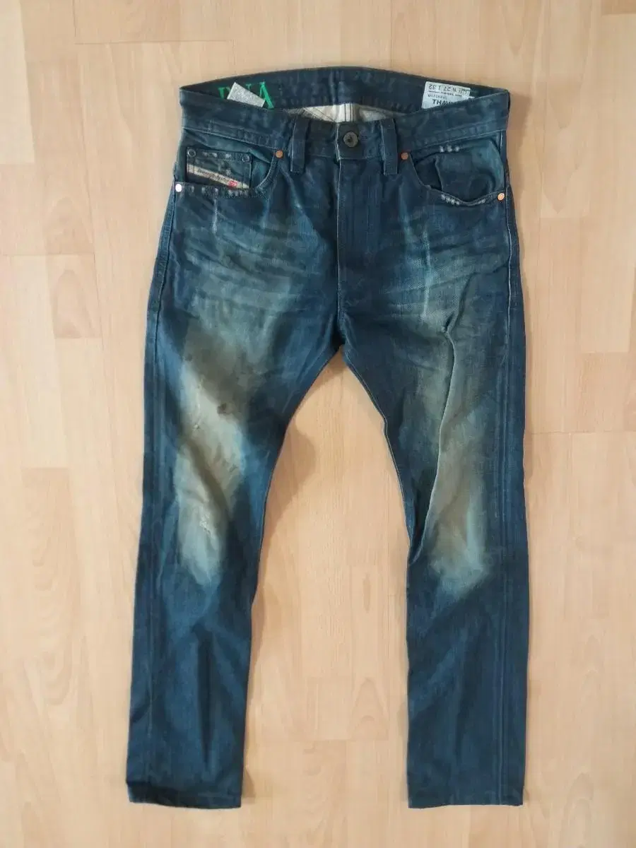 Diesel THAVAR Denim Washed Denim Chevrons (29)