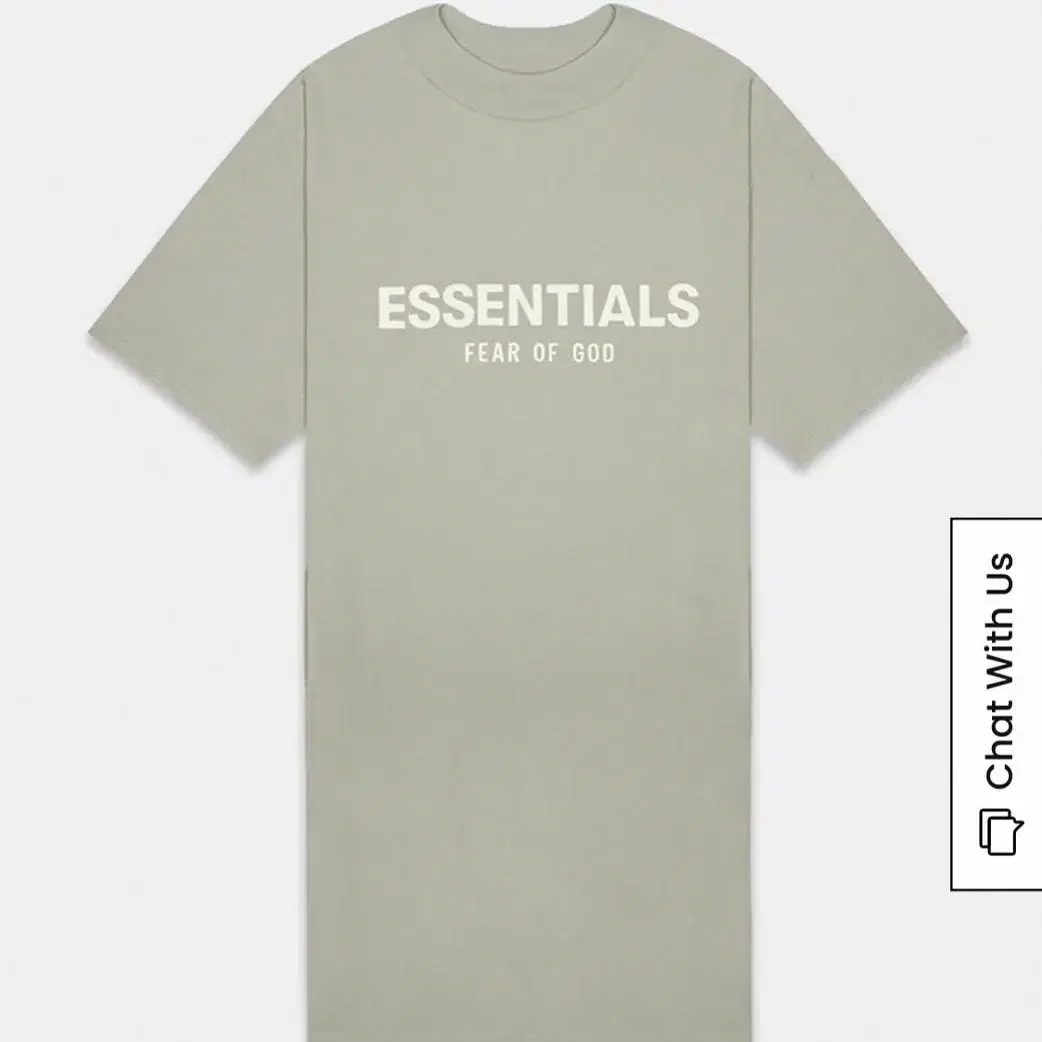 ESSENTIALS 에센셜 반팔 원피스 sea foam S (새상품)