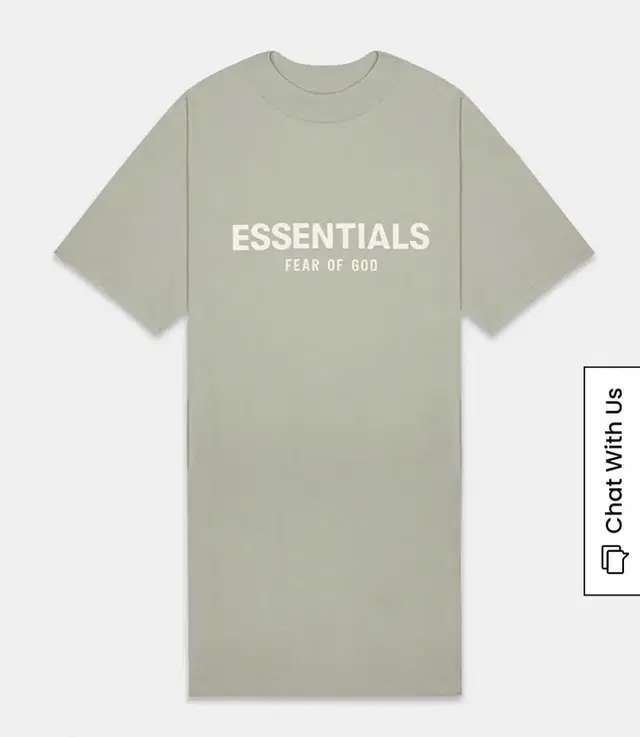 ESSENTIALS 에센셜 반팔 원피스 sea foam S (새상품)