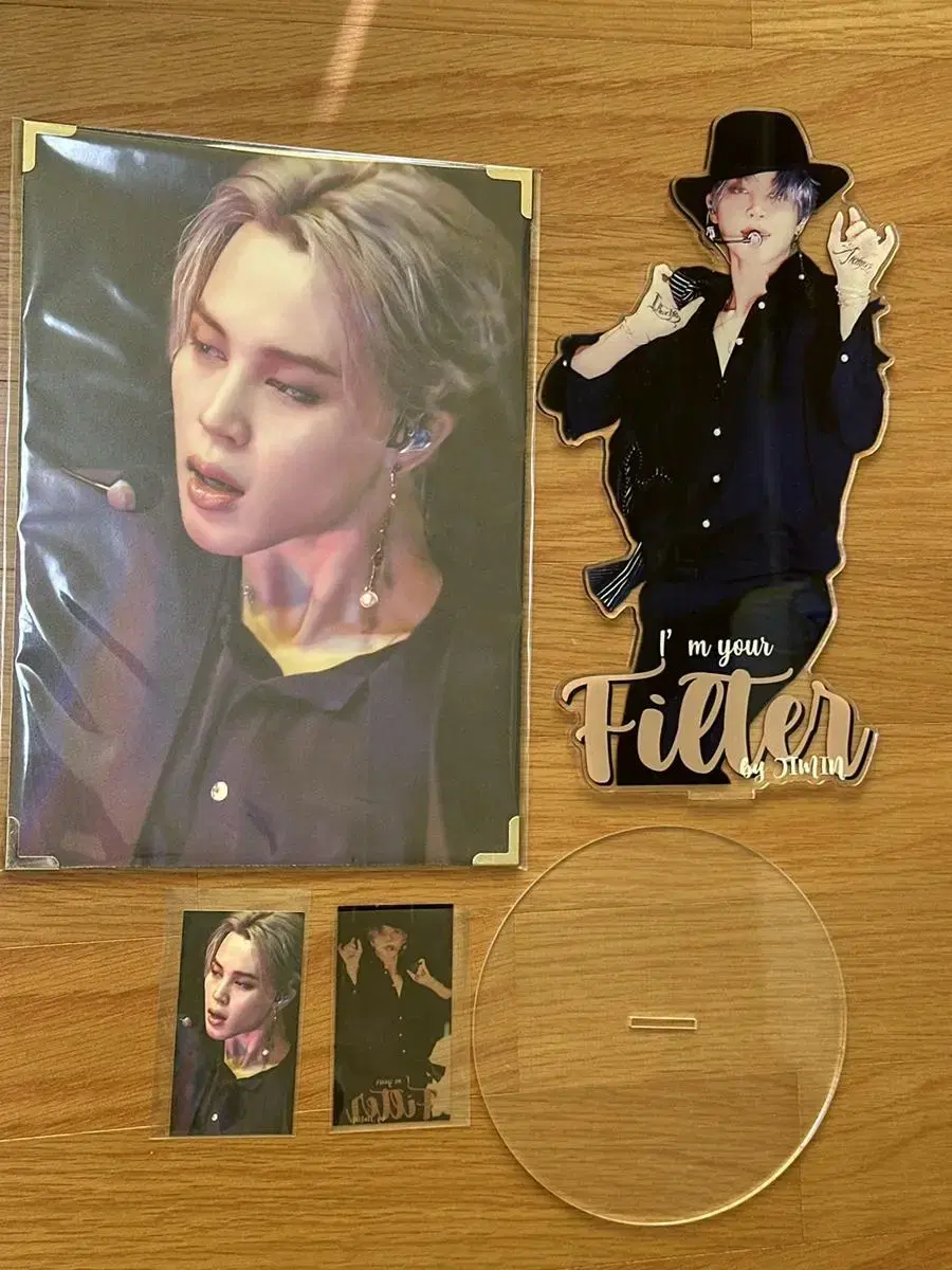 bangtan jimin filter prpo , acrylic stand (large) , photocard bulk merchandise photocard