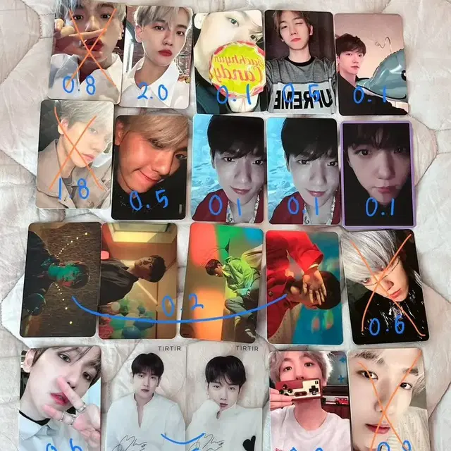 엑소 백현 포카 양도 판매 exo baekhyun pc sell