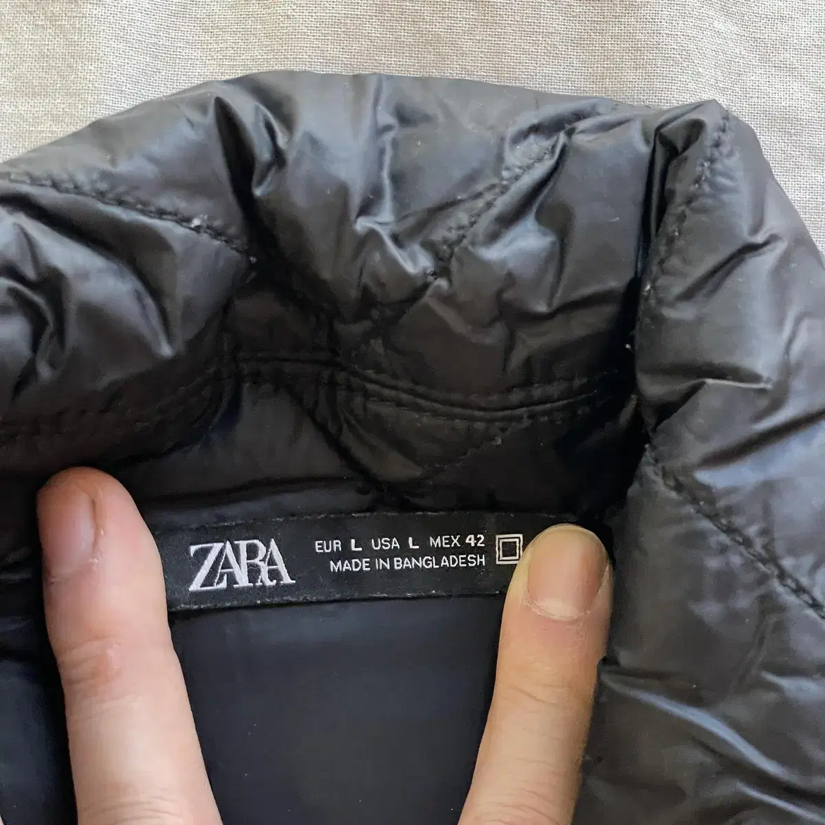 [자라]ZARA 105 L 패딩 집업 자켓