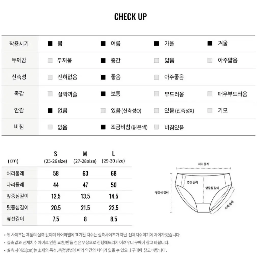 [M] 지오다노 여성용 심리스 팬티 에센셜 브리프 새상품 2pack