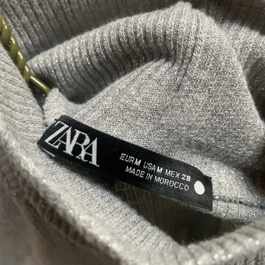 ZARA 은색 반짝이 맥시 롱 원피스