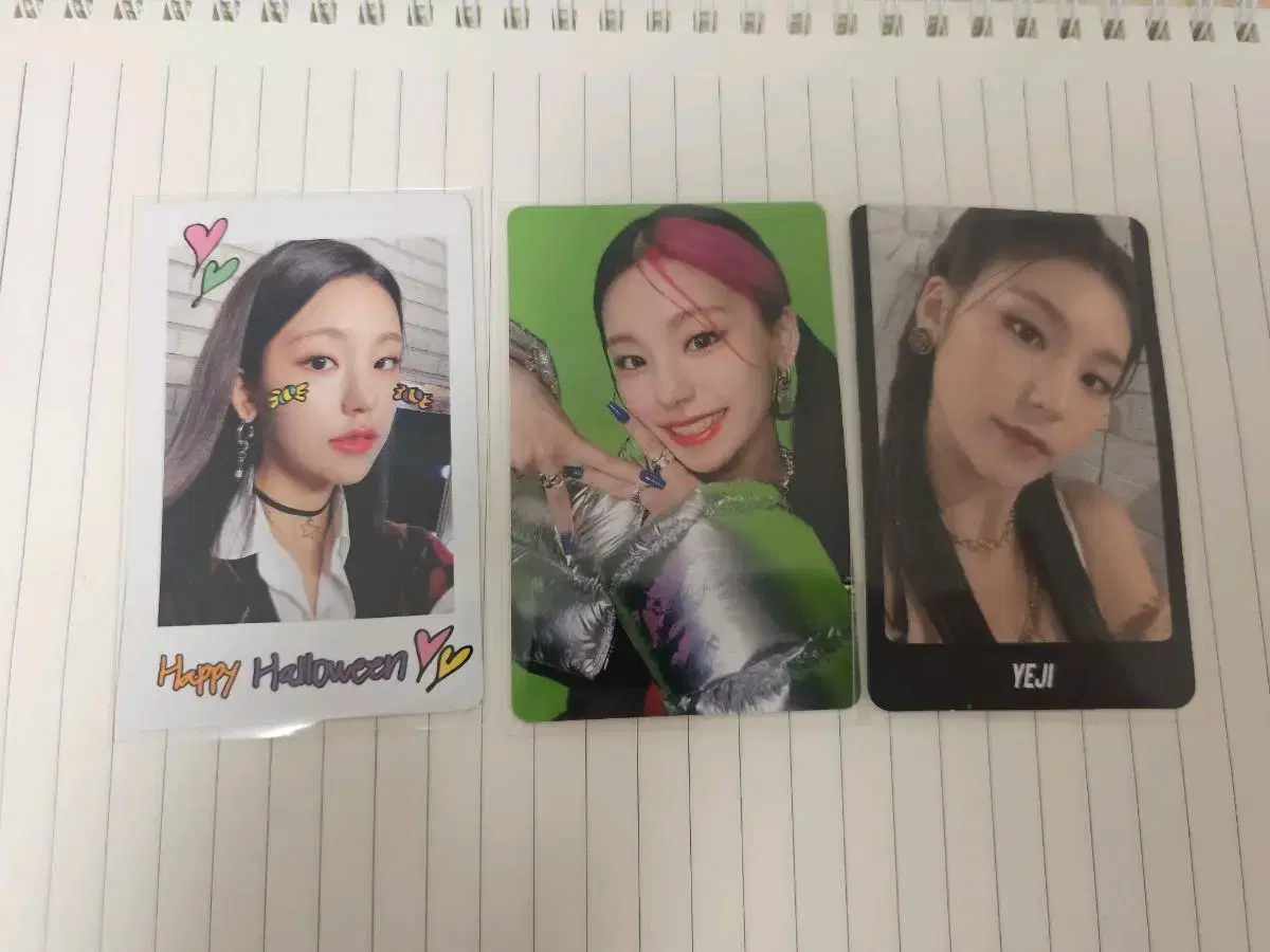 itzy yeji photocard photocard disposition wts