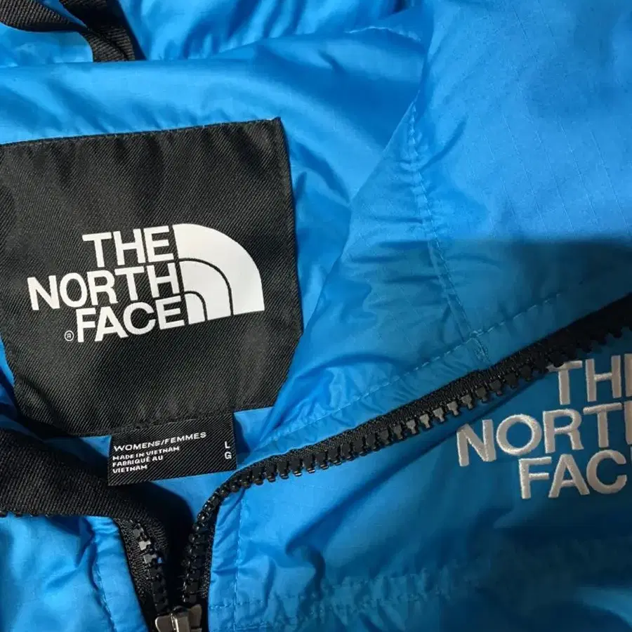 NorthFace 눕시 short 해외판 하늘색 판매 (새제품)