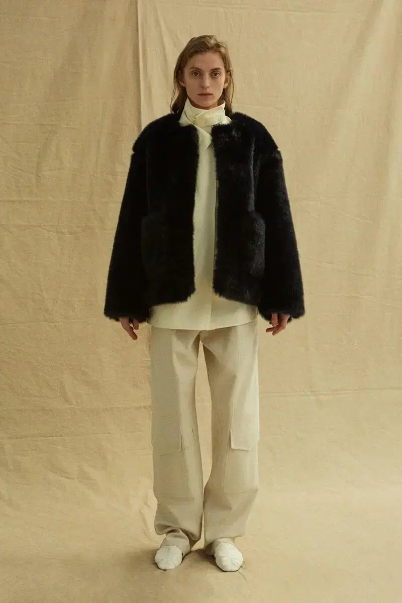 로우클래식 퍼 자켓 LOW CLASSIC FUR JACKET