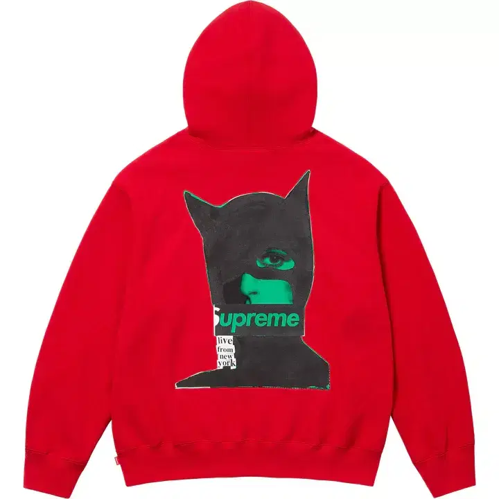 LSupreme Catwoman Hooded Sweatshirt Red FW23Supreme Catwoman HoodedL