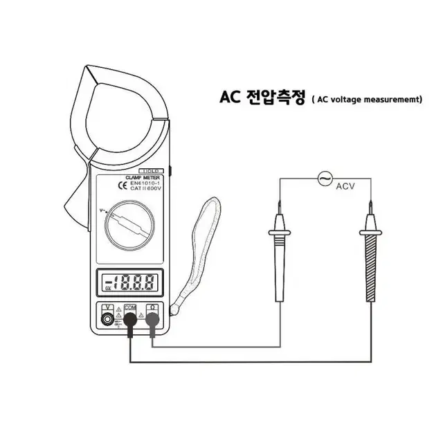 디지털 클램프미터 후크메타 멀티테스터기 고급형 G-505