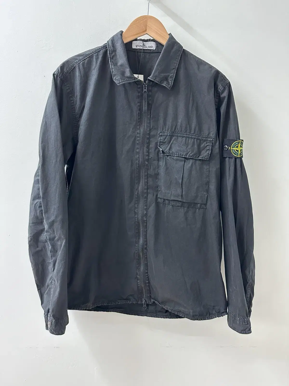 Stone Island Olde Effect Overshirt Black (7115115wn) L