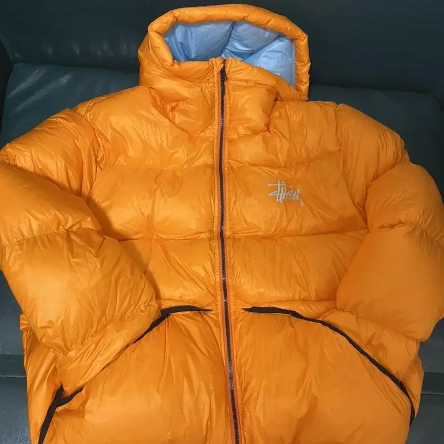 Stussy Micro Ripstop Down Parka Orange