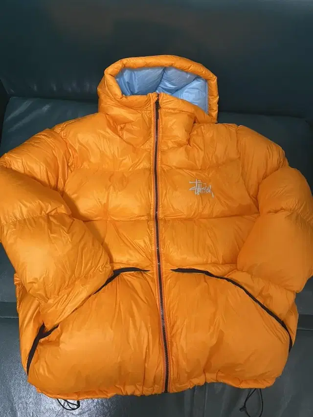 Stussy Micro Ripstop Down Parka Orange