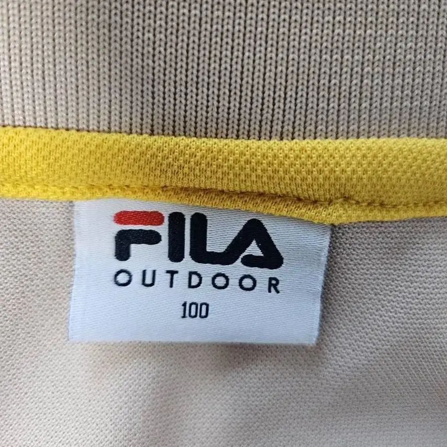 휠라 Fila 아웃도어 반팔 카라티셔츠 골프티셔츠  100 L