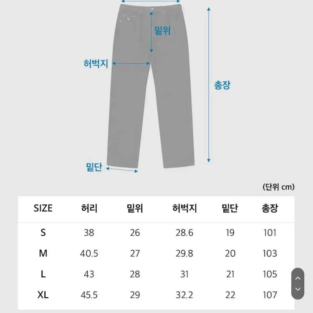 와릿이즌 데님 청바지.일자핏.공용팬츠.새상품