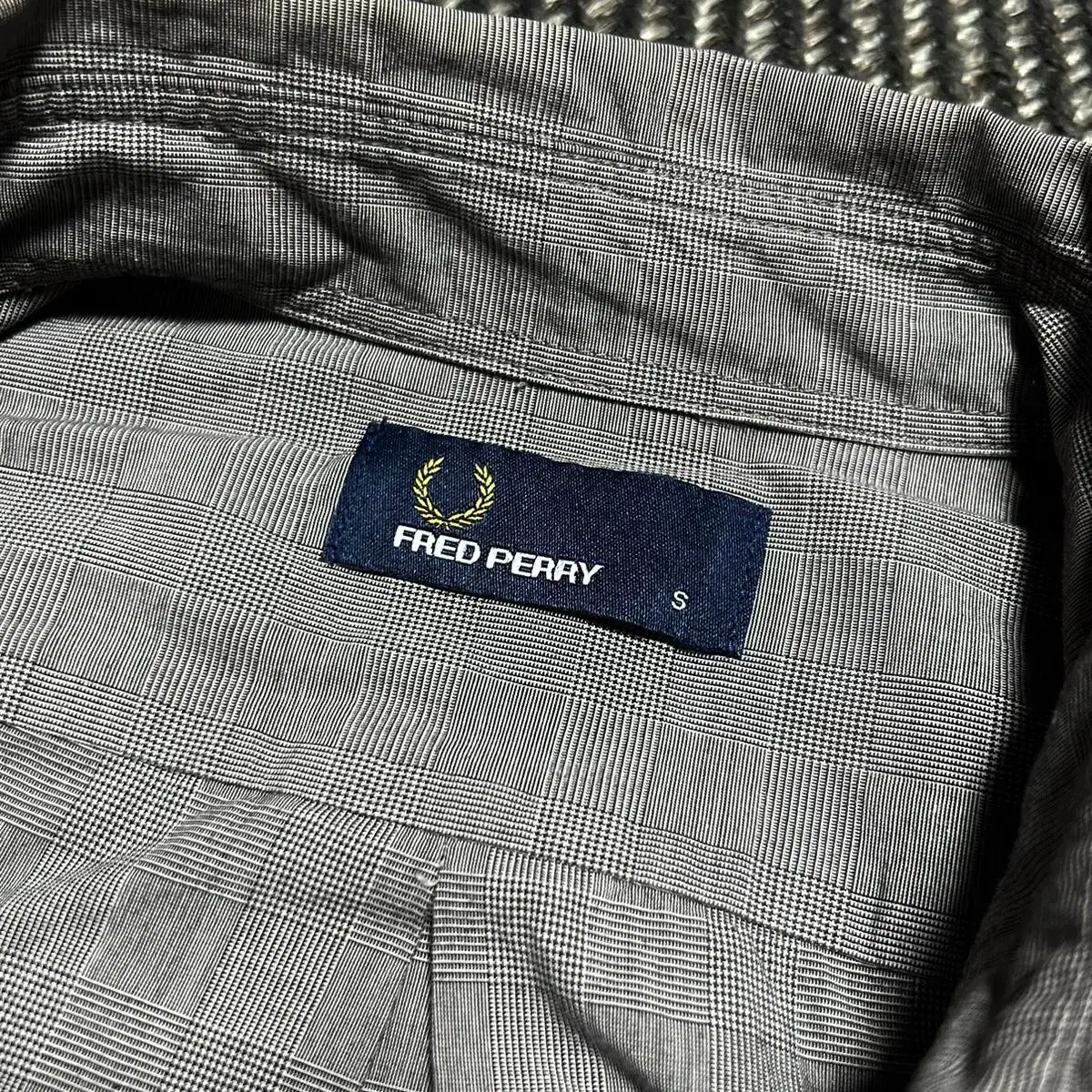 [ S ] Fredperry 프레드 페리 코튼 포켓 체크셔츠