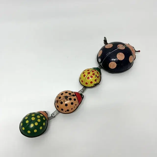 1960s vintage wind up ladybug toy