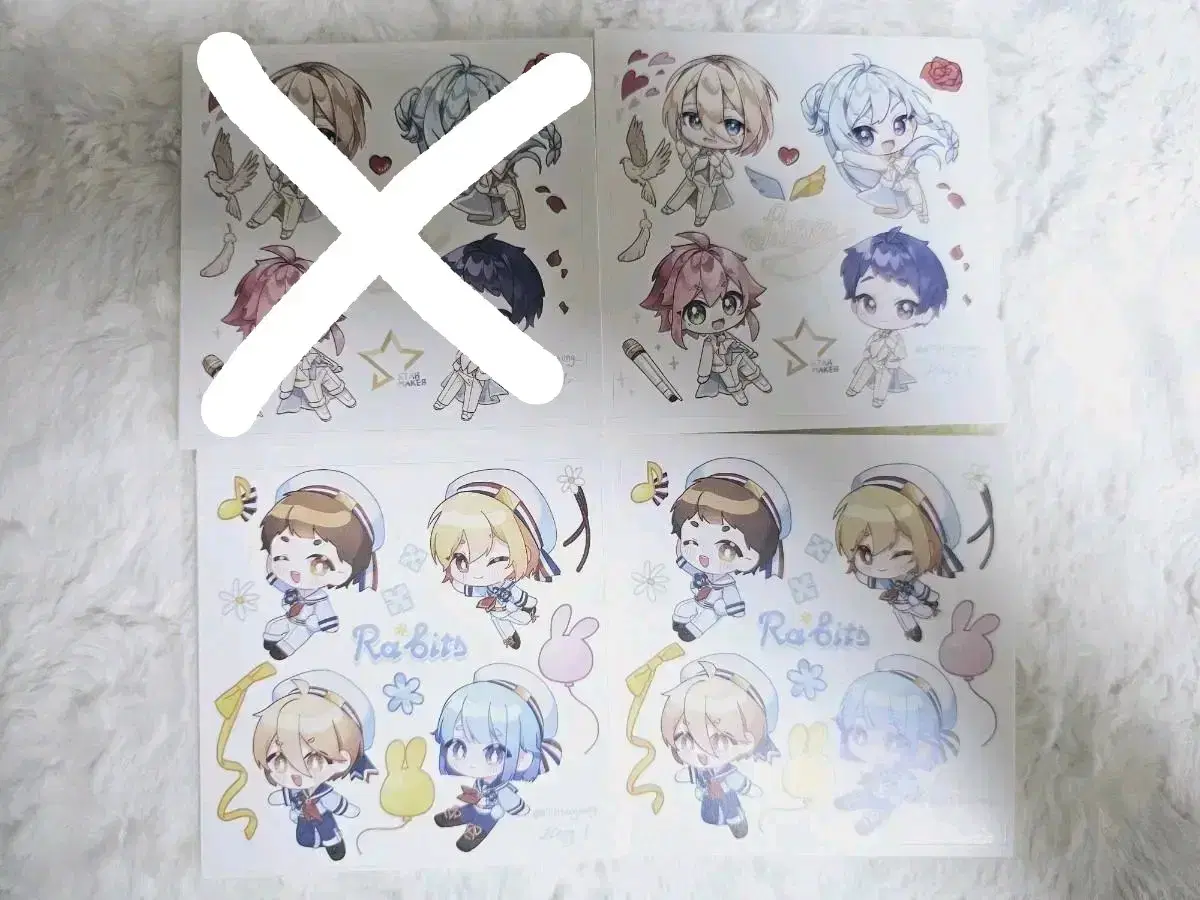 Anstar Rabbitz, Pine unofficial goods sticker sells (Eiichi, Tori, Hajime, etc.)