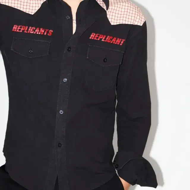 라프시몬스 replicant shirts 18ss