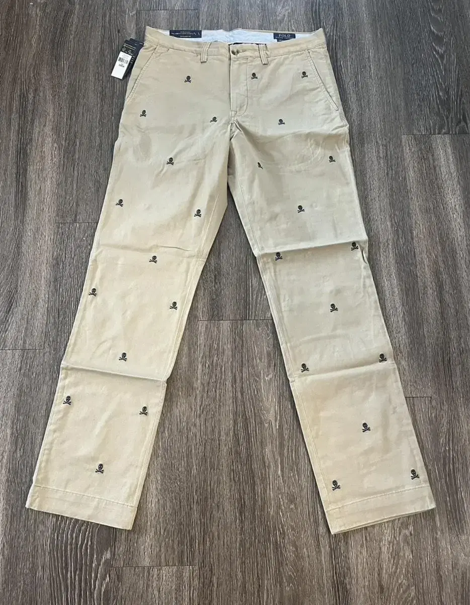 Polo Ralph Lauren Skull Embroidered Chino Pants 32x34