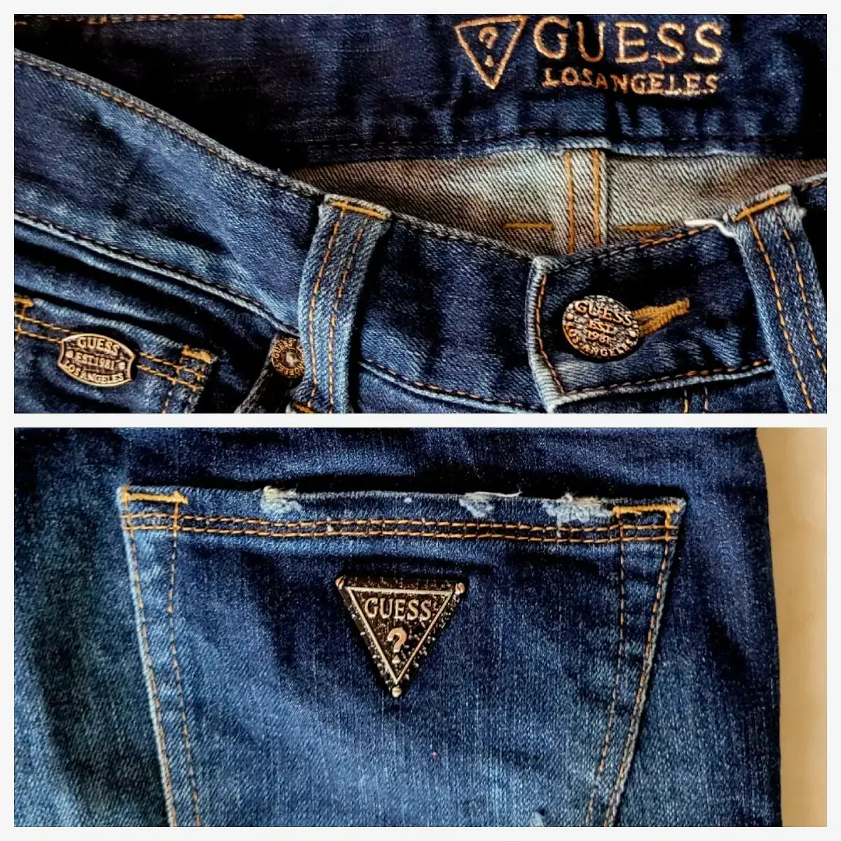 Guess/워씽찣청바지/28인치