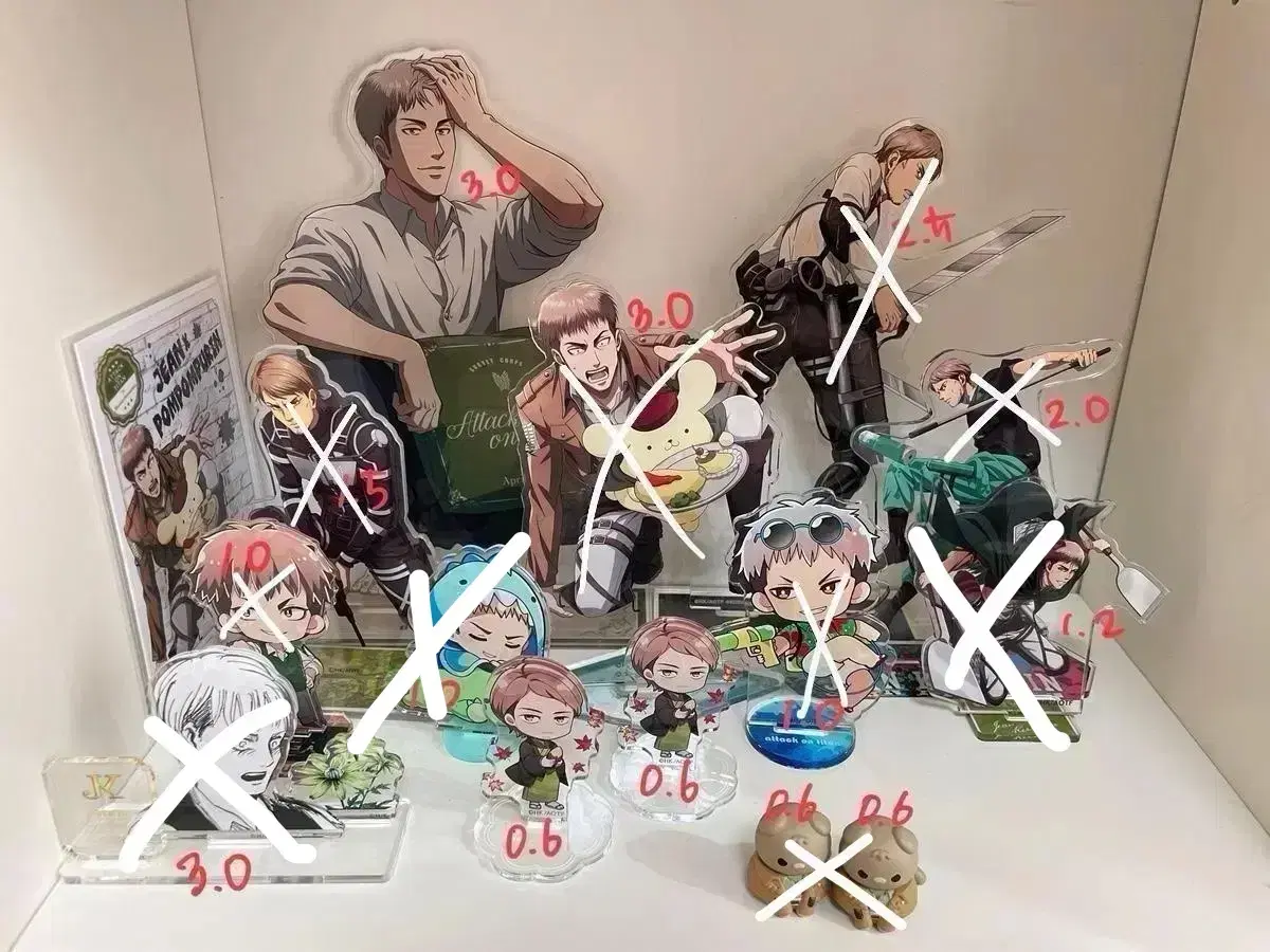 Jean Kirstein acrylic stand wts sell giants of the march