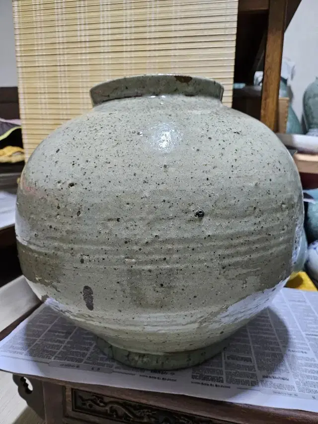 도자기달항아리38cm