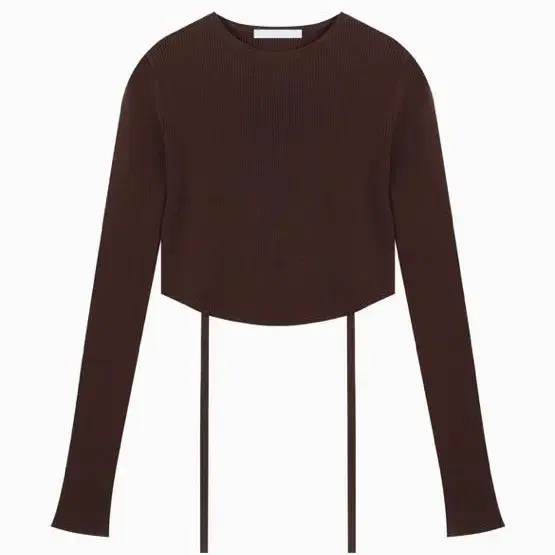 스튜디오테이블 BACK HOLE STRING KNIT, BROWN