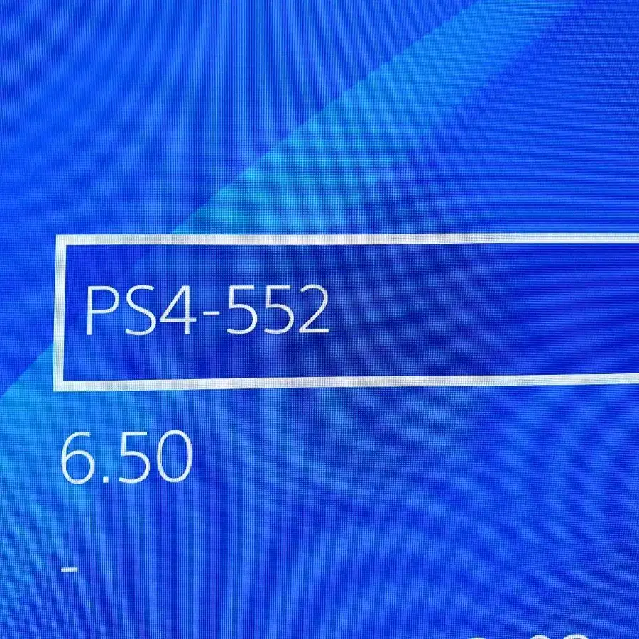 (펌웨어 6.50) ps4 pro 플스4  프로 7218