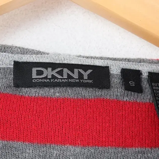 (S) DKNY 디케이앤와이 도나카란 후드집업 면 무지 그레이 EO빈티지