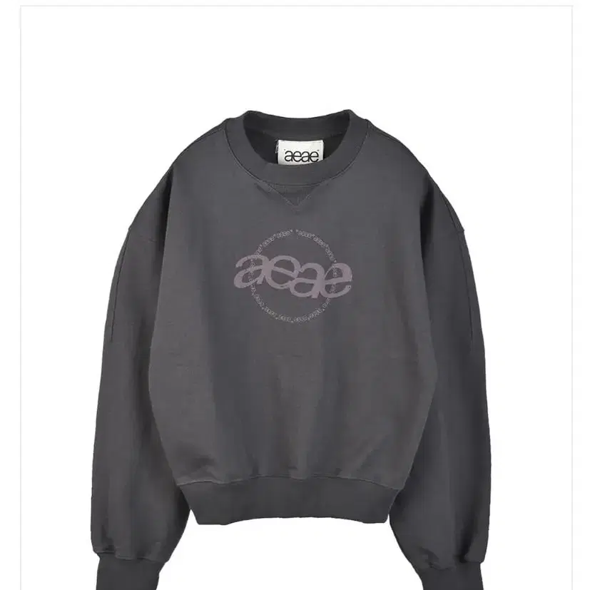 aeae cropped sweatshirts 차콜