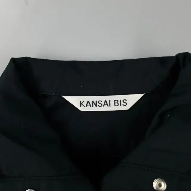 KANSAI BIS 블랙 코튼 조끼 베스트 펑크 락시크 캐주얼자켓 WOM