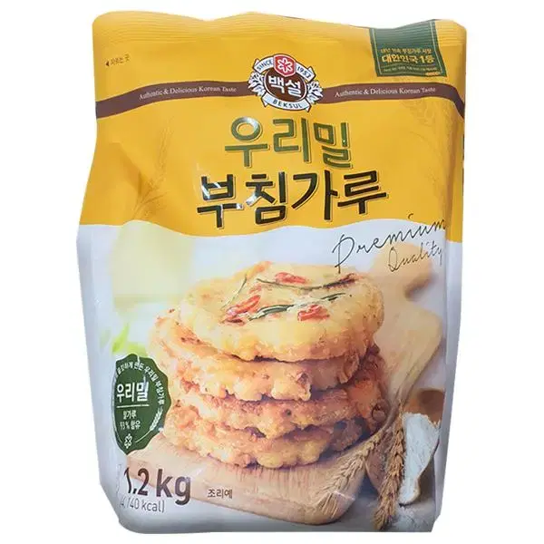 백설 우리밀 부침가루 1.2kg