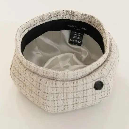 포에지담 돔 베레모 Dome Beret _ Tweed Beige