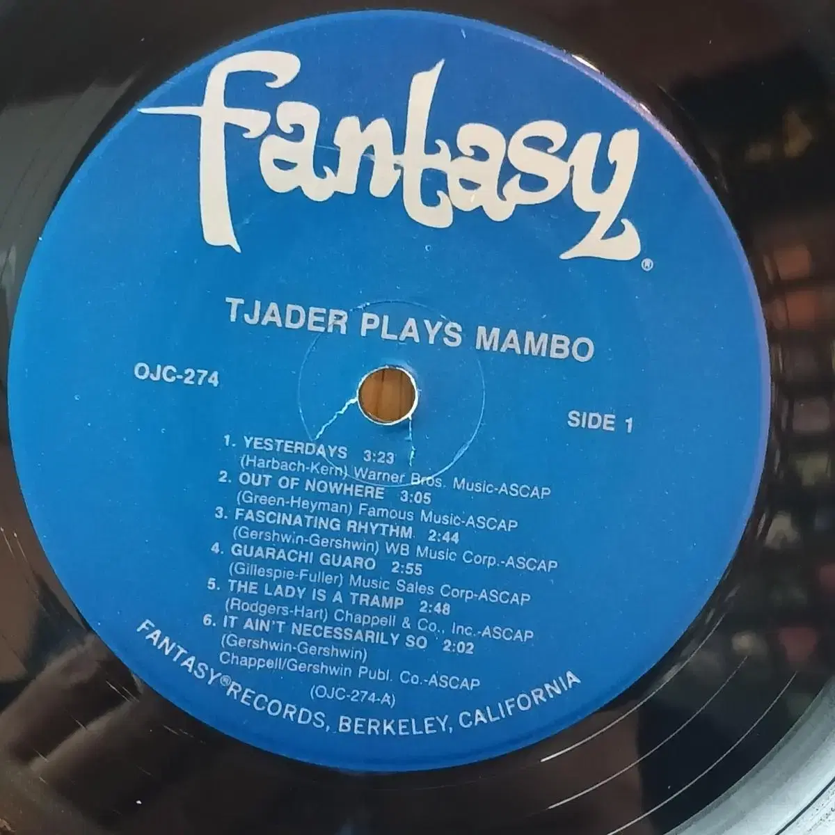 [JAZZ] TJADER PLAYS MAMBO LP 할인