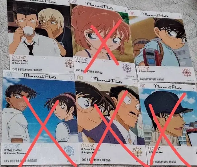 Detective Conan Goods Emoka kard Instagram kard Furuya lay Haibara