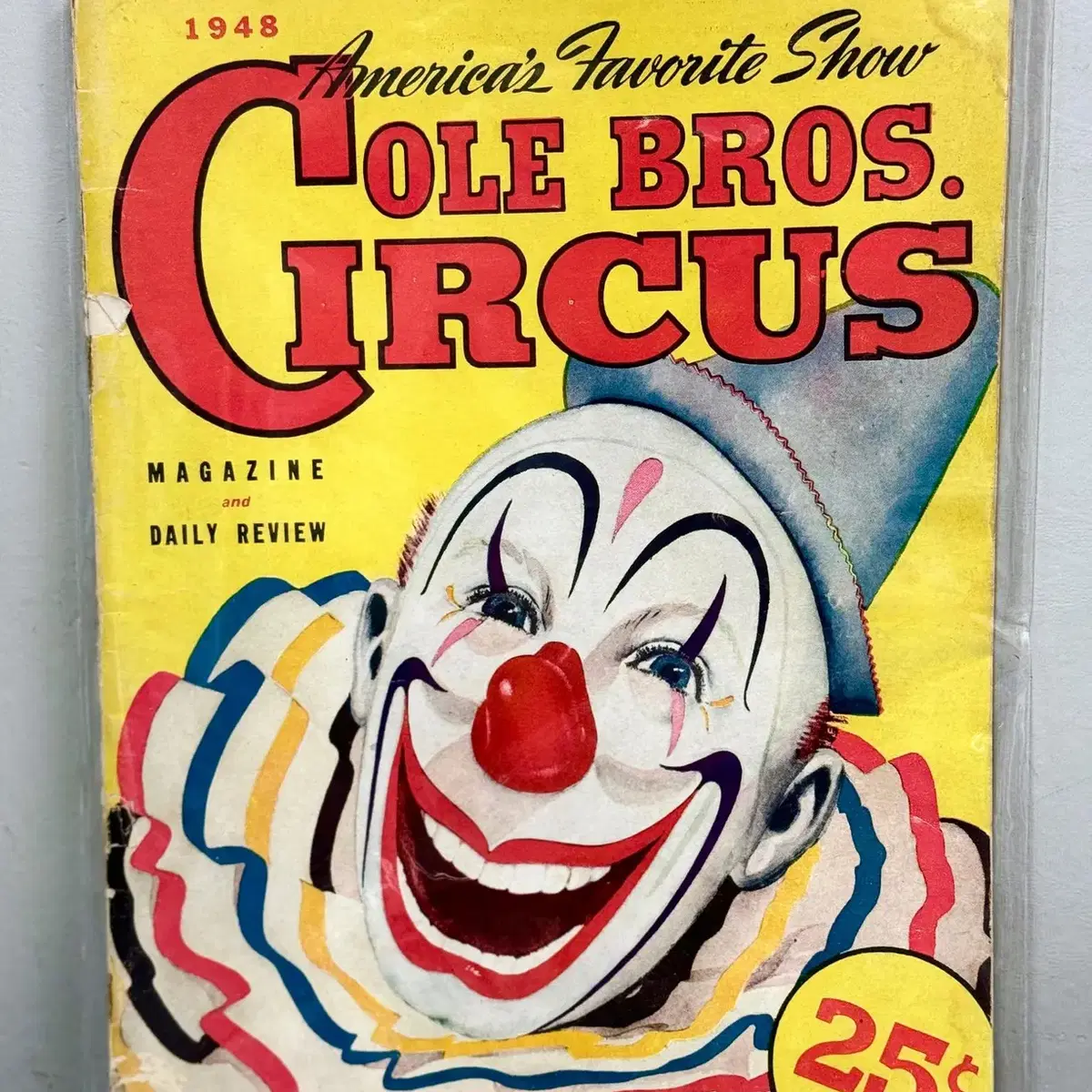 아메리칸 페이버릿 쇼 CIRCUS 1948년 잡지 앤틱 책 골동품