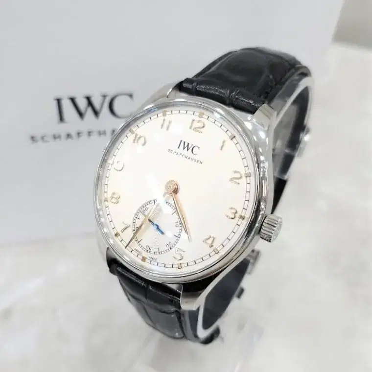 IWC 포르투기저 오토매틱 시계 40mm 골드핸즈