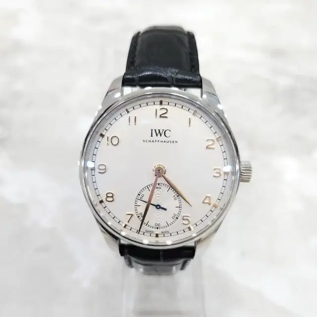 IWC 포르투기저 오토매틱 시계 40mm 골드핸즈