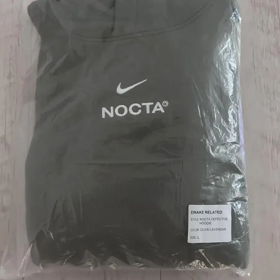 Nike nocta defective garments 후디 라지