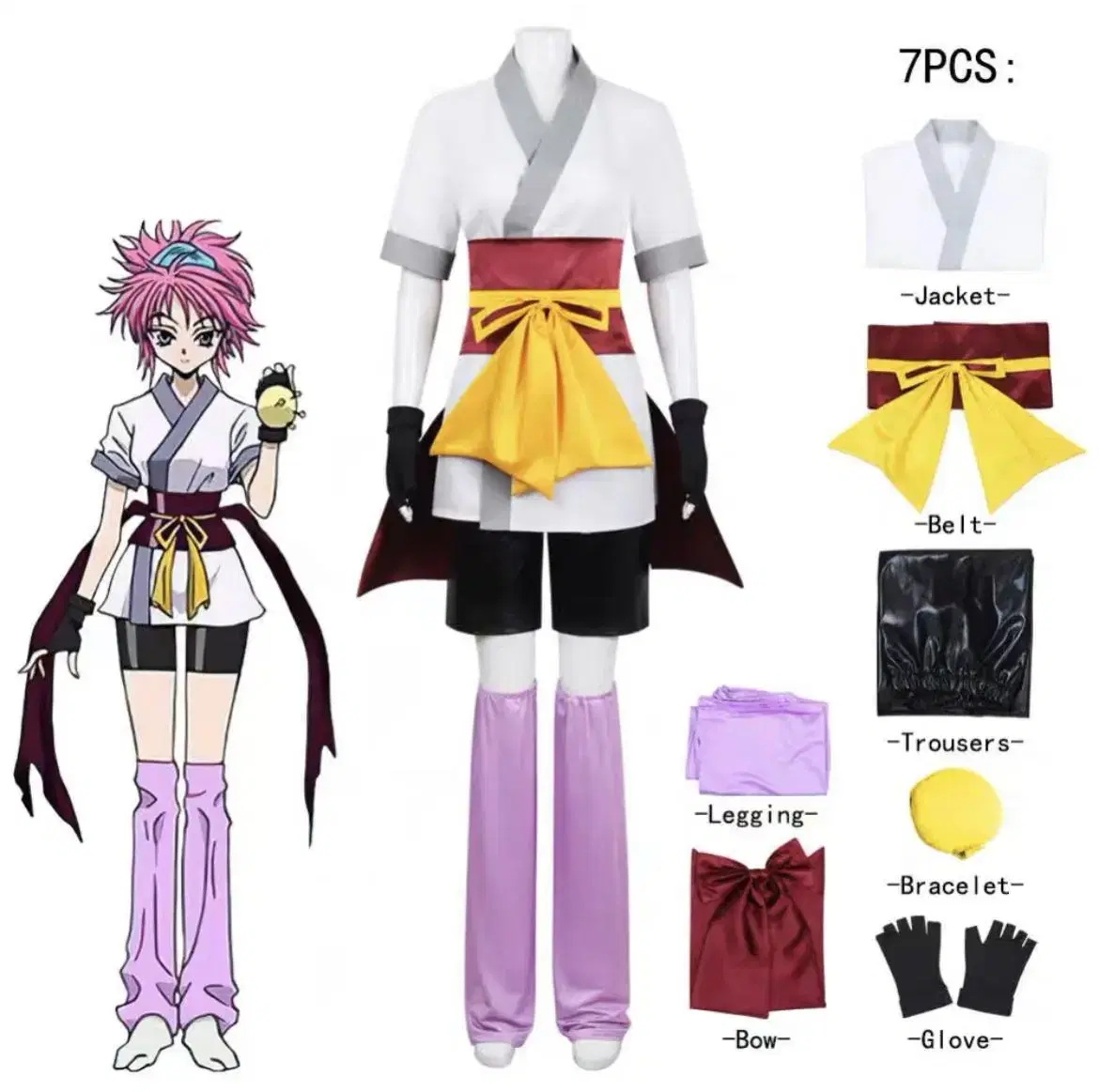 Hunter Hunter Machi Komachine Cosplay Set sell + Wig