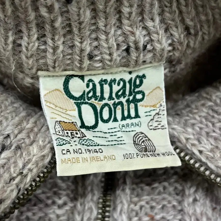 Carraig Donn 빈티지 하프집업 스웨터