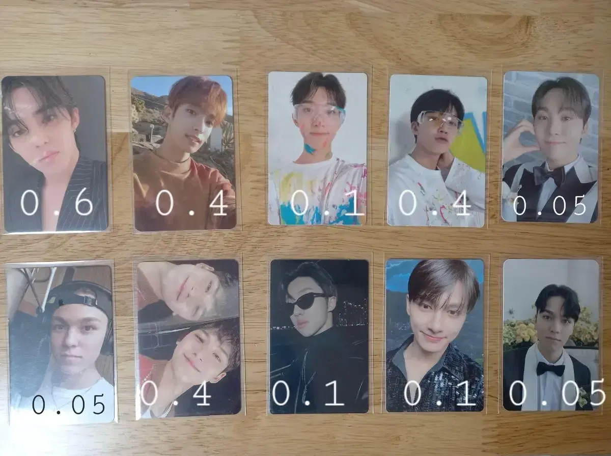 세븐틴 photocard wts 에스쿱스정한조슈아준원우우지디에잇민규도겸승관버논디노