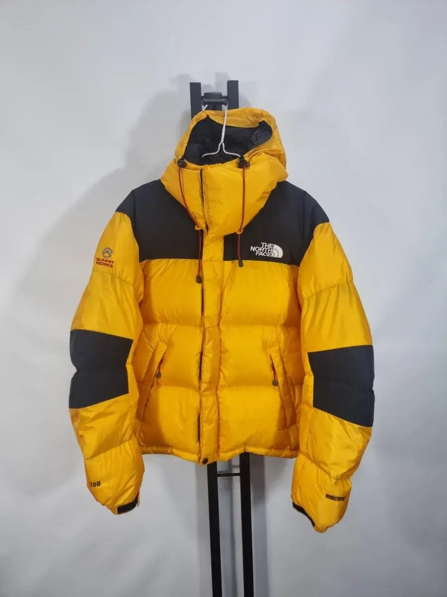 The North Face Padded Summit Series Windstopper Down Jacket Yellow S