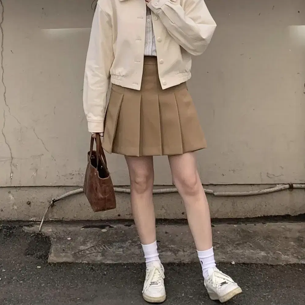 노멜렛 Magnolia cropped jacket - cream