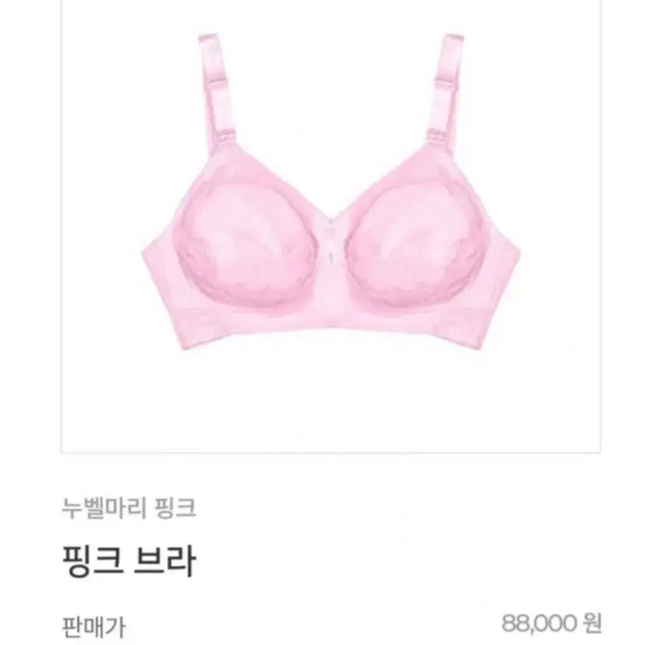 앨트웰 누벨마리 핑크 브라 보정속옷 팝니다