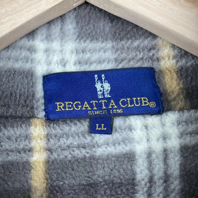 REGATTA CLUB 카키 공용 후리스 점퍼 자켓 빈티지 구제 a600